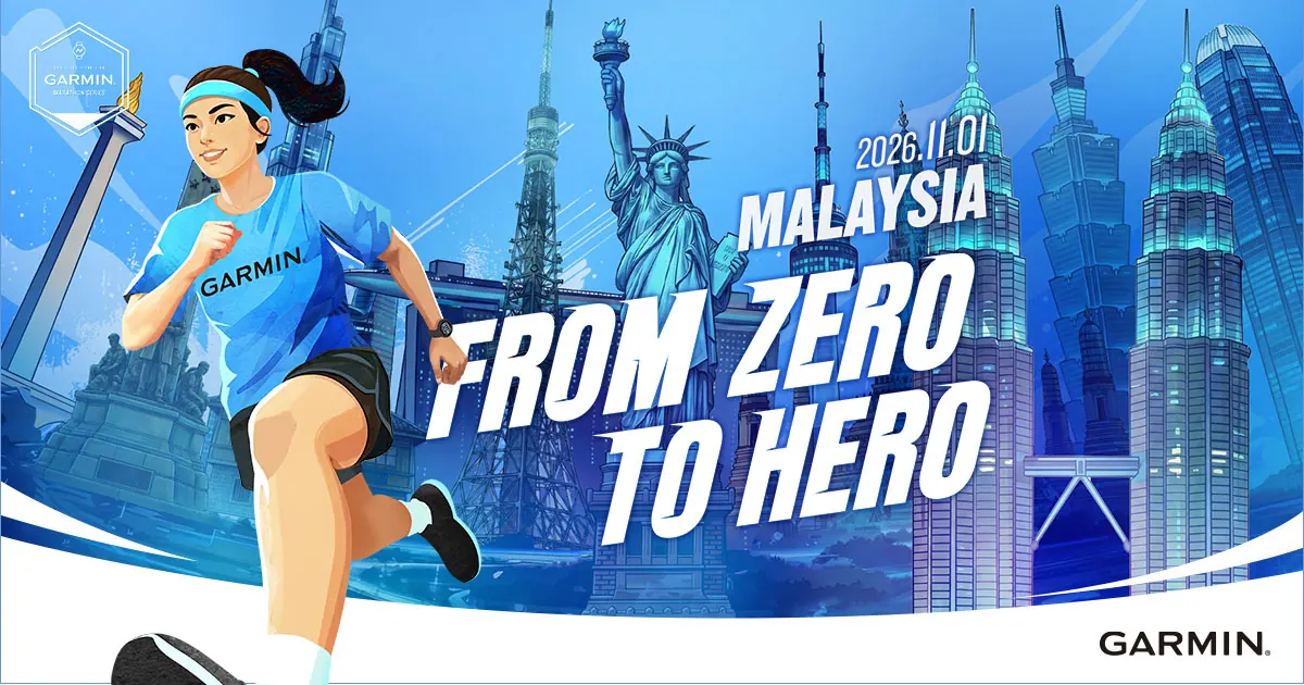 Garmin Run Marathon Series - Malaysia 2026 official banner
