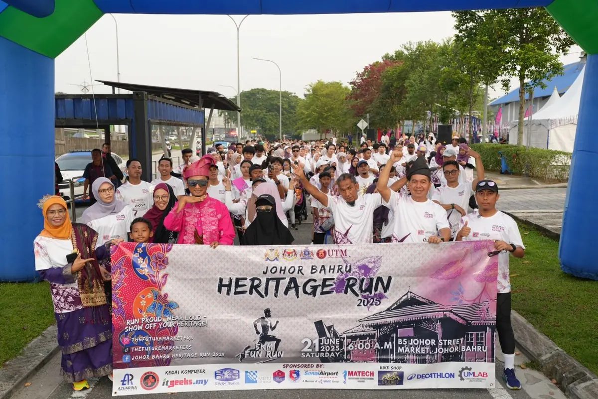 Johor Bahru Heritage Run 2025 official banner