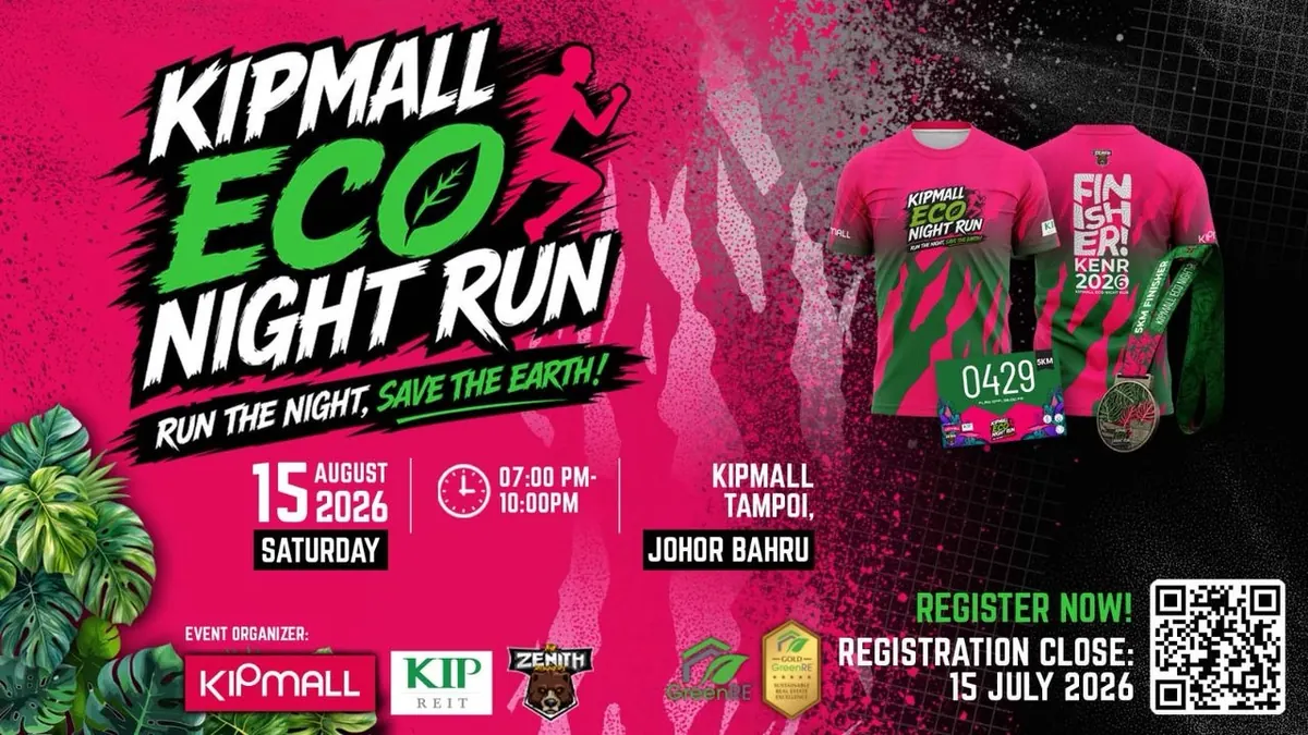 KIPMall Eco Night Run 2026 official banner