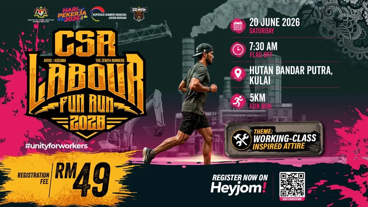CSR Labour Fun Run 2026 official banner