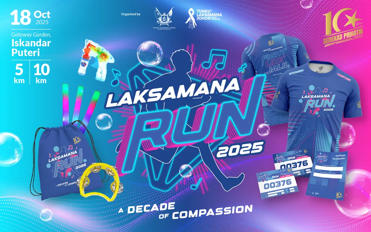 Laksamana Run 2025 official banner