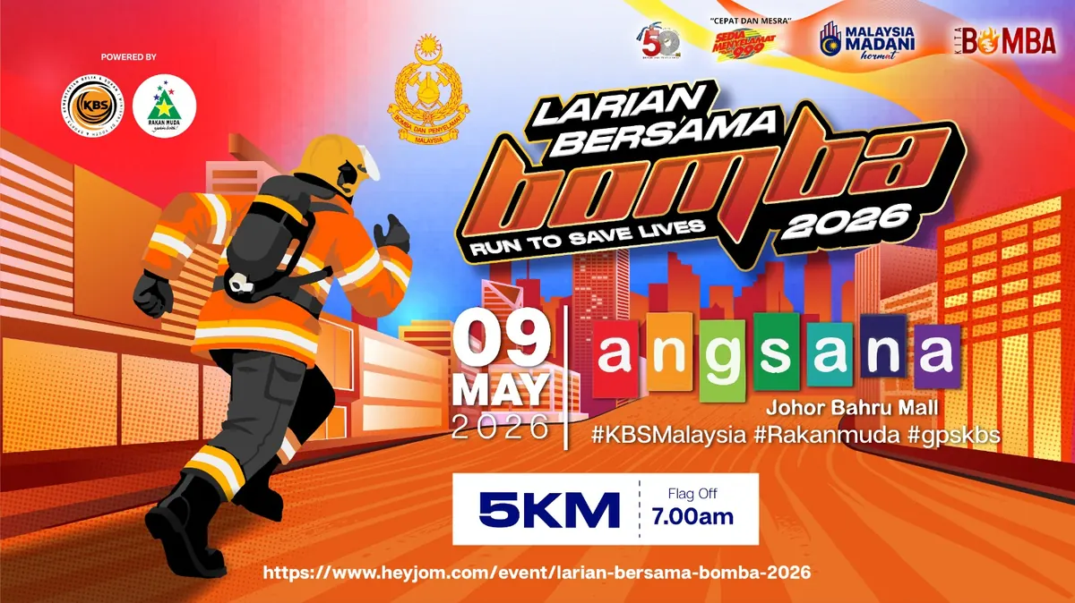 Larian Bersama Bomba 2026 official banner