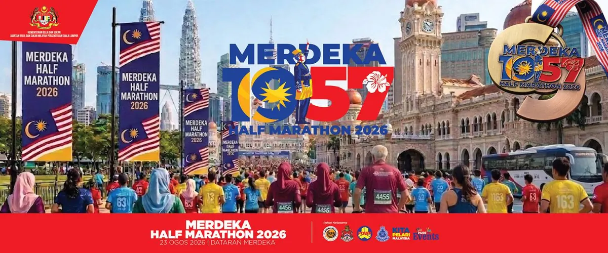 Merdeka Half Marathon 2026 official banner