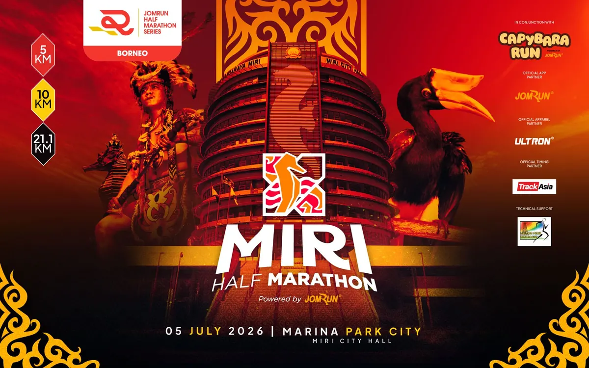 Miri Half Marathon 2026 official banner