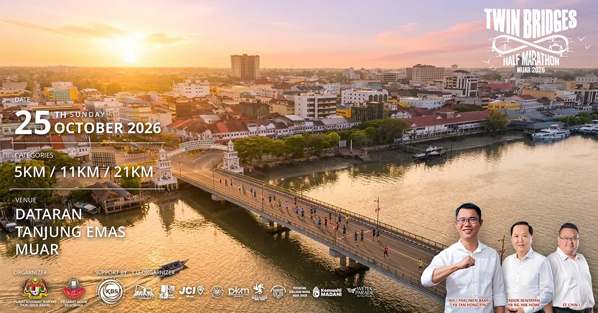Twin Bridges Half Marathon Muar 2026